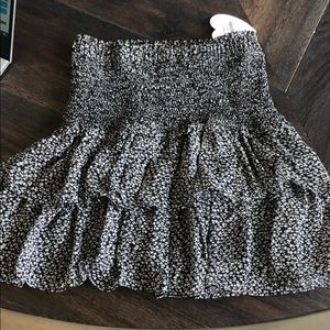 Rouged/ ruffled skirt